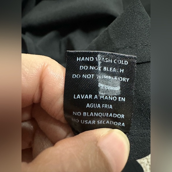 English Factory Black Scalloped Hem Dress size S - Picture 8 of 8